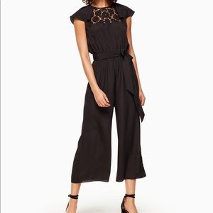 Lace embroidered jumpsuit